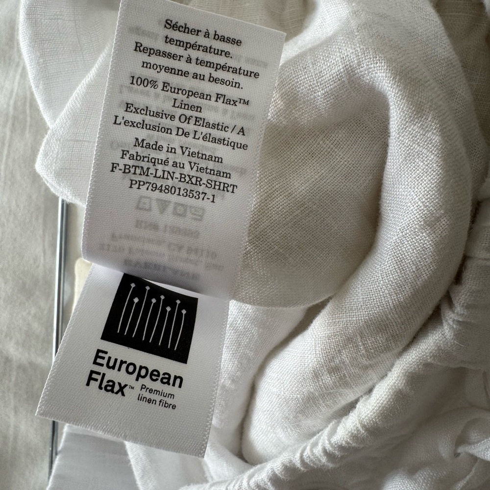 Everlane The Drawstring Boxer Short in Linen - Picture 6 of 7